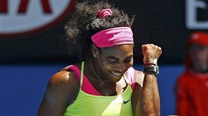 Serena Williamsová smetla Dominiku Cibulkovou a náleit si to uívala.