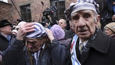 P�e�iv�í zahájili úterní 70. výro�í osvobození Osv�timi pokládáním v�nc�m a...