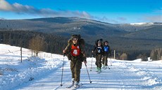 Extrémní armádní závod WInter Survival v Jeseníkách