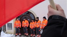 Michal Bou�ka, velitel konvoje kamion� s humanitární pomocí pro válkou posti�ené oblasti Ukrajiny.
