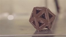 Výrobek 3D tiskárny na okoládu
