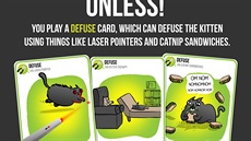 Společenská karetní hra Exploding Kittens