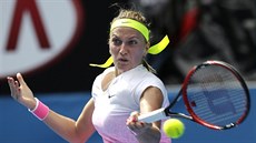 FORHEND. Petra Kvitová v prvním kole Australian Open.