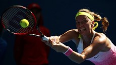 NA RETURNU. Petra Kvitová ve druhém kole Australian Open.