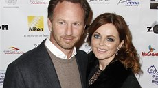 Christian Horner a Geri Halliwellová (Londýn, 16. ledna 2015)