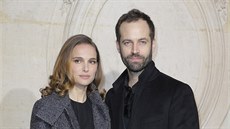 Natalie Portmanová a Benjamin Millepied (Paí, 26. ledna 2015)