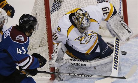 Marek Mazanec v dresu Nashville Predators.