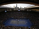 Semifinále Australian Open mezi Novakem Djokoviem a Stanem Waerinkou od...