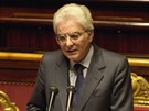 Novým italským prezidentem bude ústavní soudce Sergio Mattarella. Snímek...