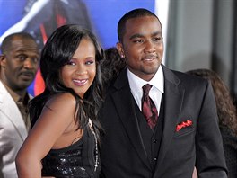 Bobbi Kristina Brownov a Nick Gordon (Los Angeles, 16. srpna 2012)