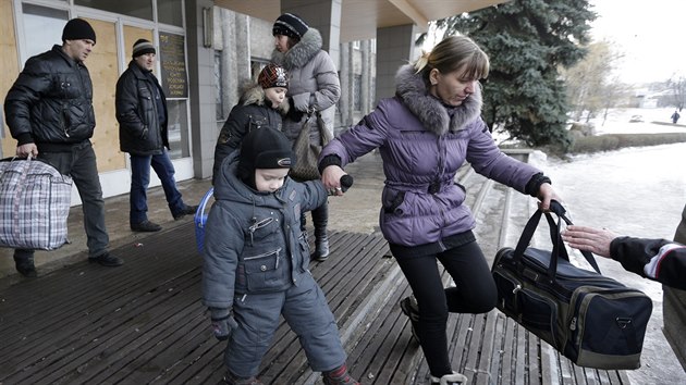 Obyvatel Debalceve utkaj ped boji (30. ledna 2015)