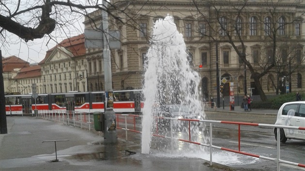 Fontána na Karlov� nám�stí