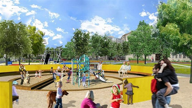 Nový park na Balabence