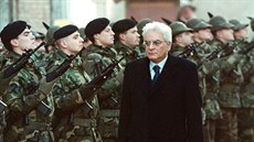 Novým italským prezidentem bude ústavní soudce Sergio Mattarella. Snímek...