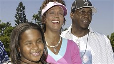 Whitney Houston, Bobby Brown a jejich dcera Bobbi Kristina Brownová v...