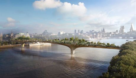 V Londn m pes Temi vyrst nov most pro p, kter se m stt zelenou...