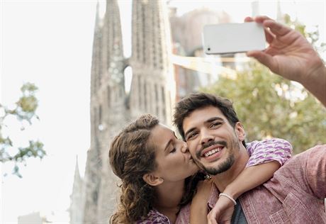 Zamilovaná selfie (ilustraní foto)