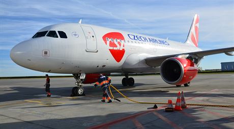 Airbus A319 spolenosti eské aerolinie