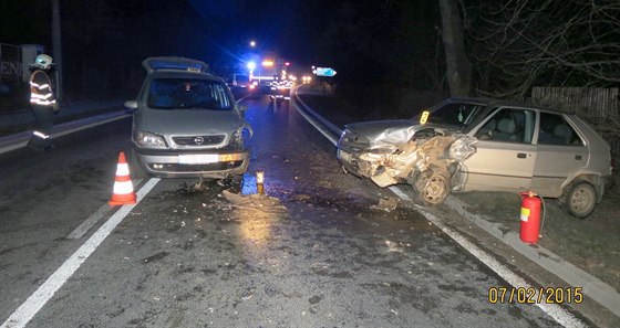 Nehoda se stala na silnici I/26 v obci Bezí na Domalicku.