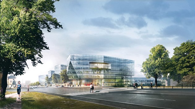 Architektonické sout�e se zú�astnilo celkem deset ateliér�, Zvít�zil návrh...