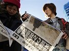 Japonci si tou ranní zprávy o vrad japonského novináe Kendiho Gotoa (1....