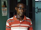 Mu, který se vyléil z nakaení ebolou v Libérii (1. února 2015).