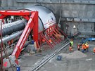 Ražba nejdelšího železničního tunelu v ČR začala. (3. února 2015)
