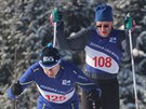 Skiareál u Pilské nádre hostil v nedli amatérské závody árské ligy mistr.