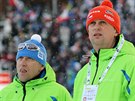 Pro biatlonové Nové Msto na Morav dv nejdleitjí persony - vpravo...