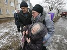 Obytné domy v Doncku tce pokodila stelba proruských separatist i...