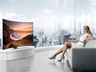 Zahnutá televize Samsung