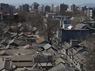 Pvodní zástavba starého Pekingu je památkov chránna.