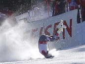 SMOLN KONEC. Bode Miller jel v superobm slalomu na MS vborn, jene nakonec...