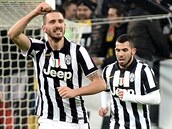 OPT VTZME! Leonardo Bonucci (uprosted), obrnce Juventusu se raduje ze...