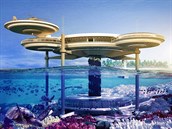Hotel Water Discus (Vodn disk) v Dubaji vypad jako pro mimozemany. Tvo ho...