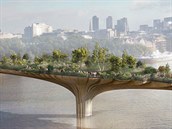 V Londn m pes Temi vyrst nov most pro p, kter se m stt zelenou...