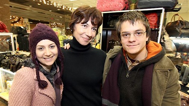 Dti noci - Martha Issov, Michaela Pavltov a Ji Mdl - naten filmu (15. listopadu 2007)
