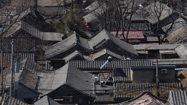 Pohled na historickou st Pekingu, kterou lze pirovnat k prask Mal Stran. 