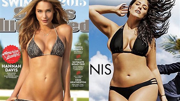 Hannah Davisová a Ashley Grahamová v plavkovém magazínu Sports Illustrated...