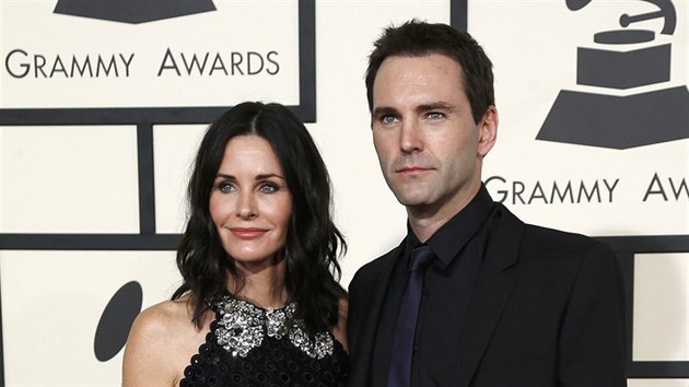 Courteney Coxov a Johnny McDaid (Los Angeles, 8. nora 2015)