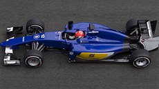 Felipe Nasr ze stáje Sauber při testech v Jerezu.