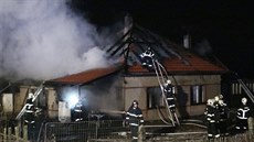 Po�ár na Kladensku (5. února 2015)