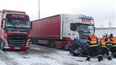 Hromadná nehoda na Pra�ském okruhu v ned�li 8. února.