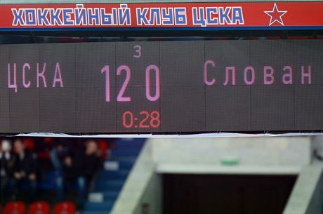 CSKA - Slovan 12:0. V Bratislav mají strach, aby se pi jejich derniée v KHL...