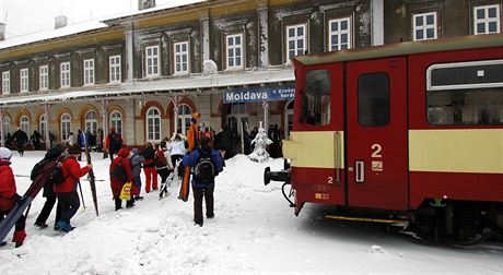 Moldavskou horskou drhou na bky - Moldava, vlakov vsadkov operace na...