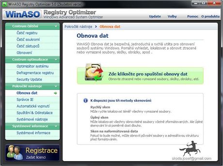 WinASO Registry Optimizer