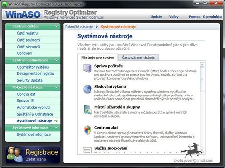 WinASO Registry Optimizer