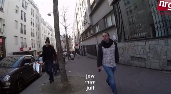 Novinář v Paříži testoval protižidovské nálady, na předměstí mu nadávali.
