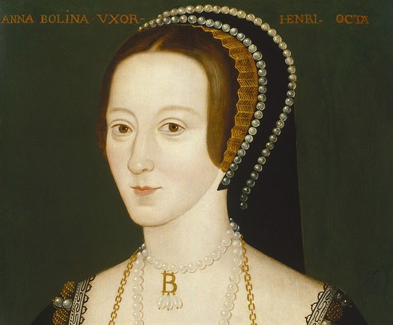 Portrét Anny Boleynové (15011536) v londýnské National Portrait Gallery