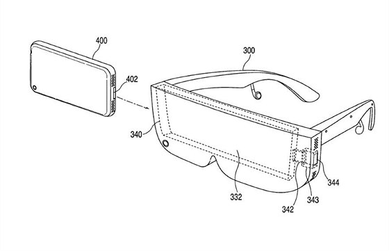 Návrh brýlí s virtuální realitou od Applu